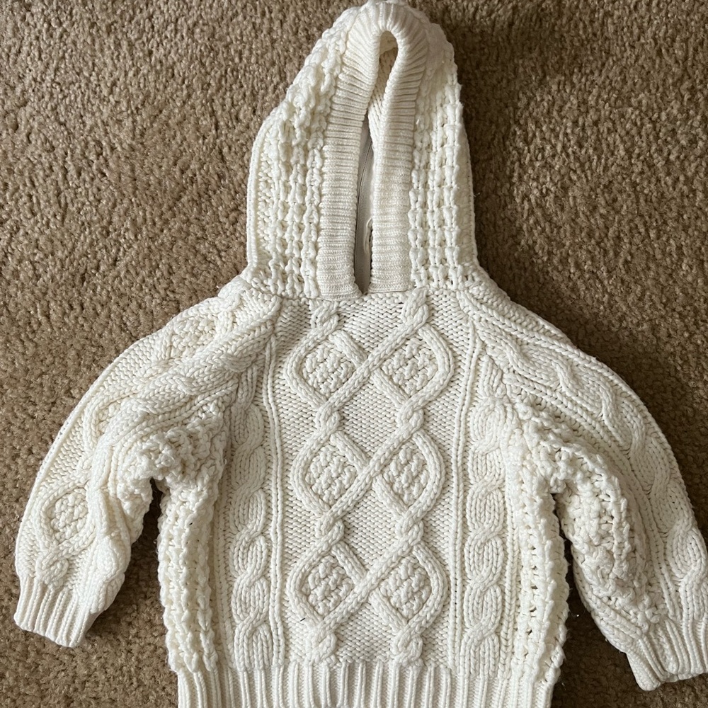 Grand Knitwear Cozy Cable Knit Baby Sweater